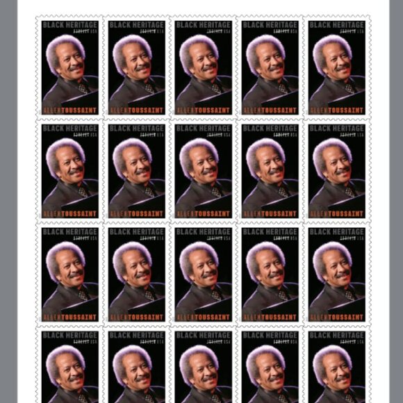 Allen Toussaint 2025   Forever Postage Stamps--1000 Stamps - Picture 5 of 5